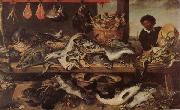 Frans Snyders Fish Stall oil painting reproduction